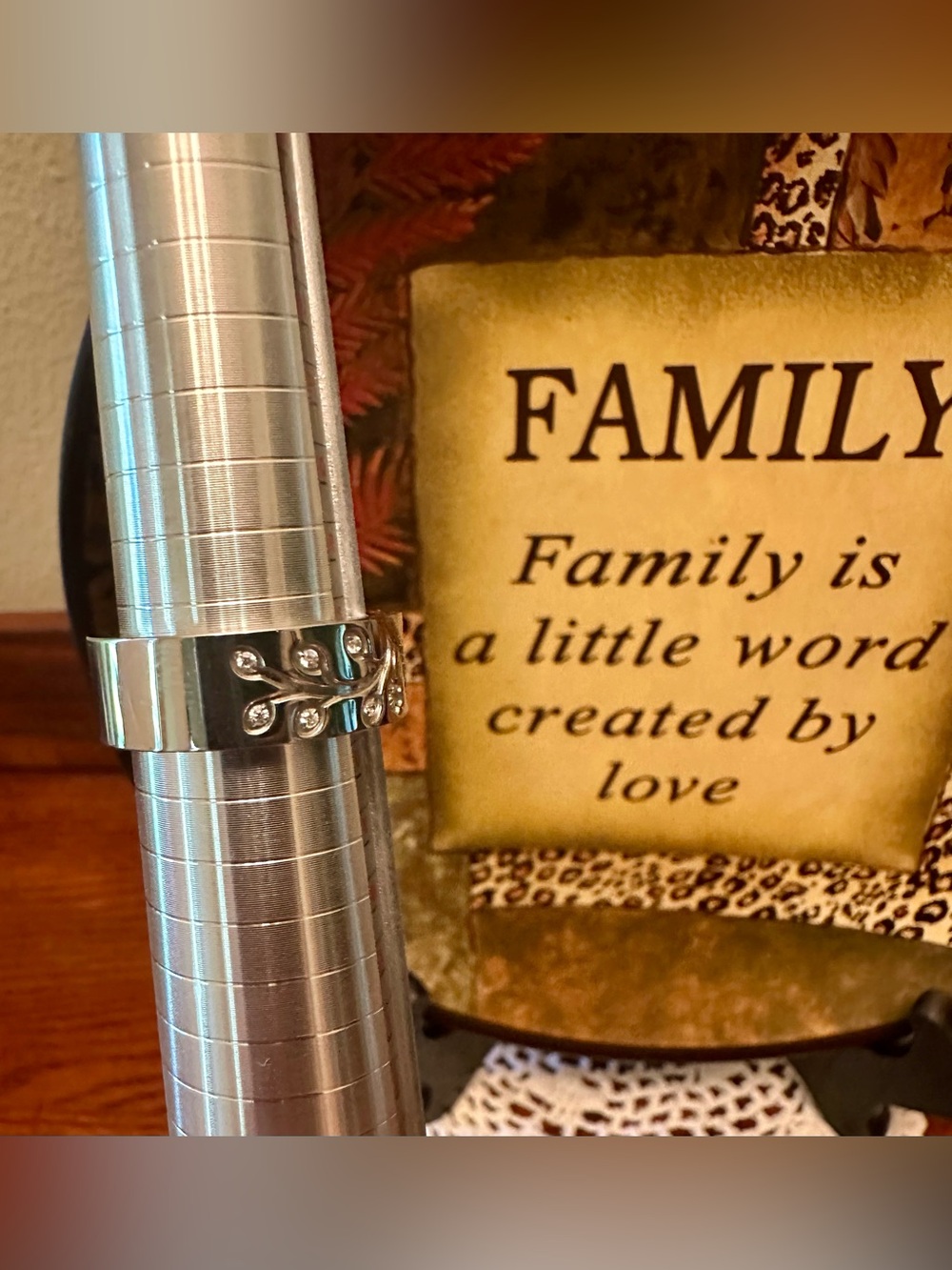 Stainless Steel “HOPE” Ring – Size 10